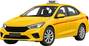 Taxi amarillo de cooperativa